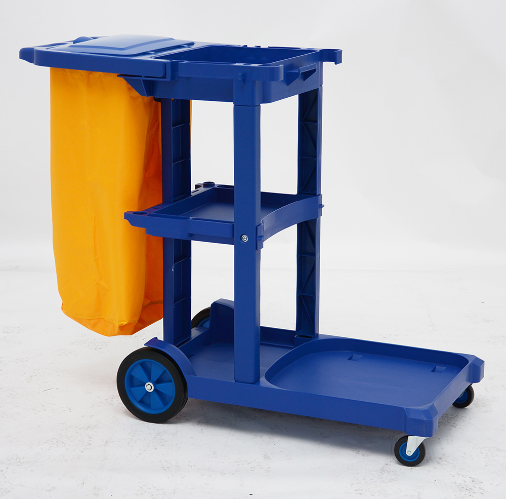 Cleaning Trolley with Bag and Lid - Maximum load capacity  100kg