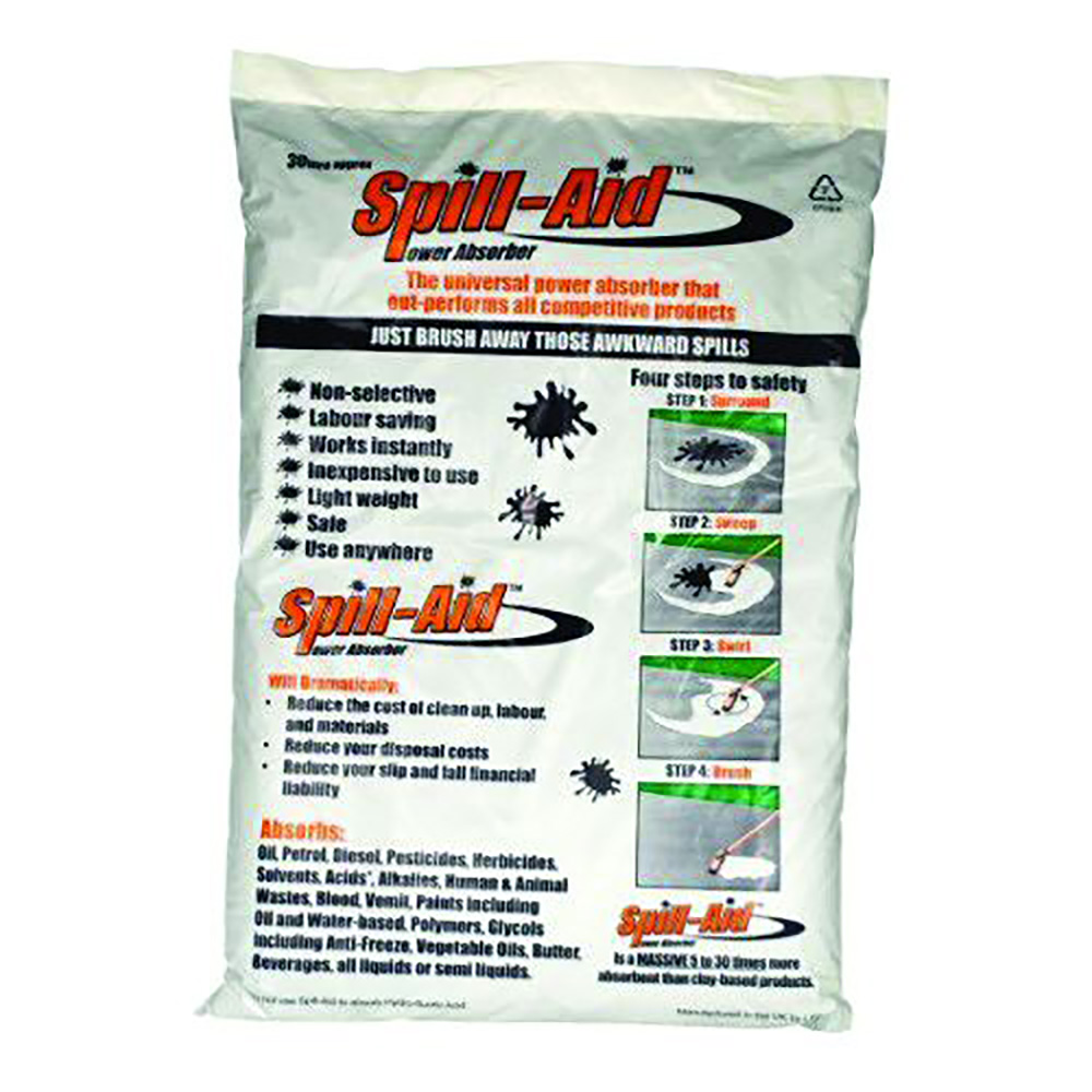 Powder Absorbent Granules - 30 Litres - Suitable for use on any surface