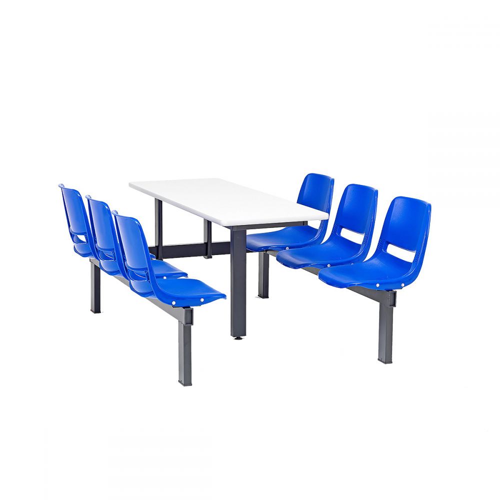 Canteen Tables - No of seats   6  Peninsula units - 1 way Access 
