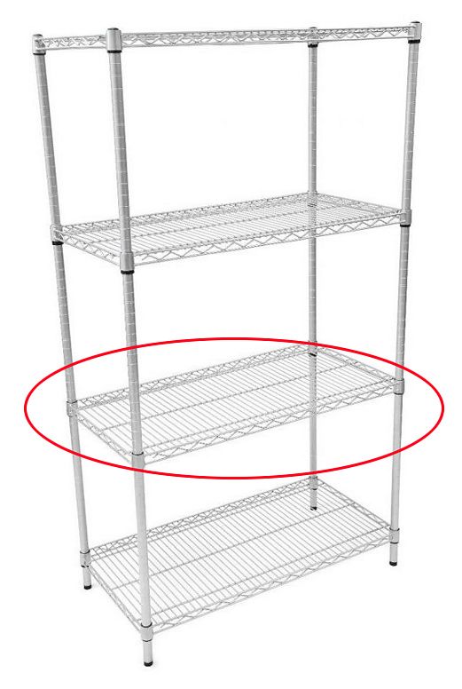 Eclipse Standard Perma Plus Extra Single Shelf