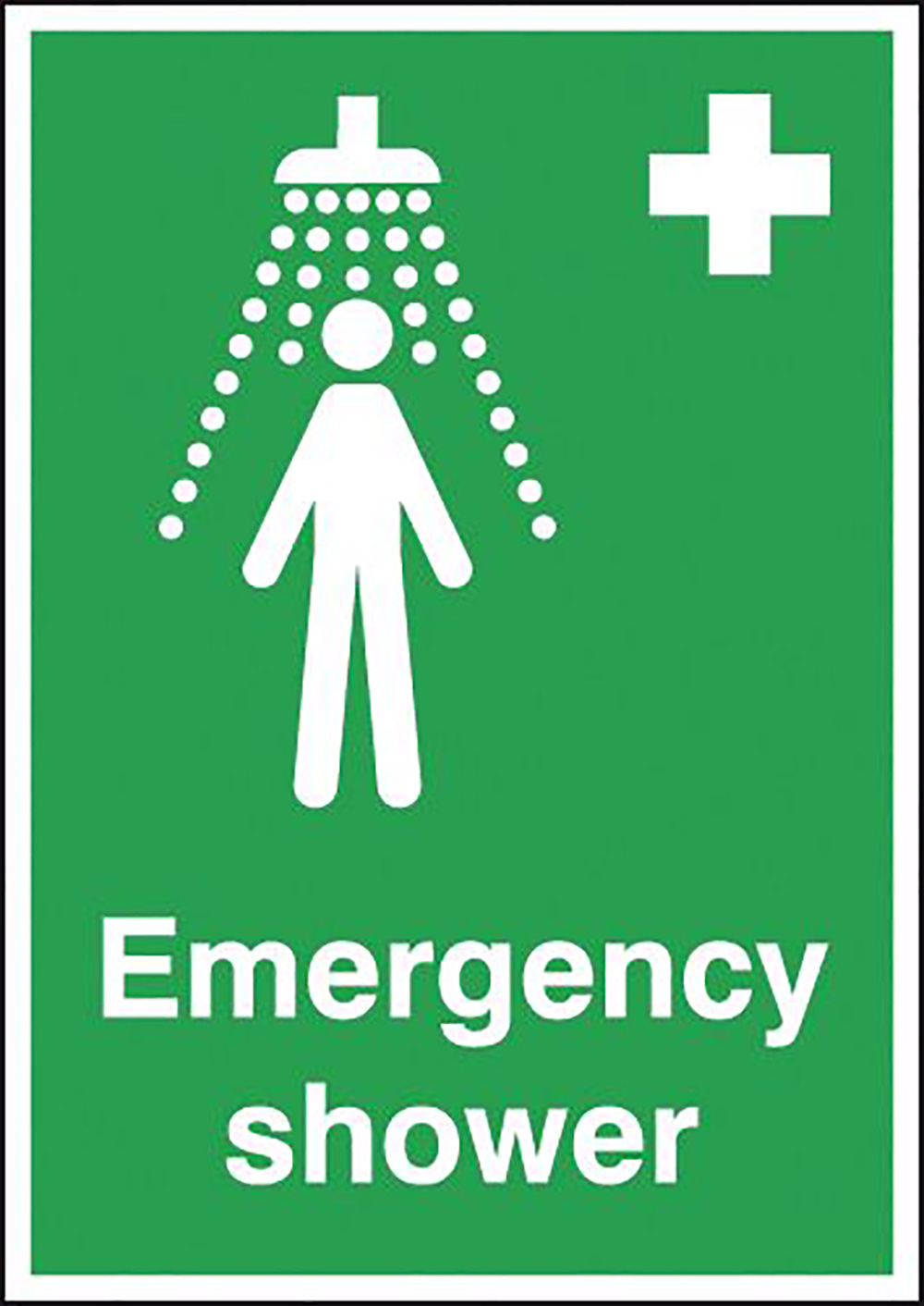 Emergency Shower Sign 210 x 148mm