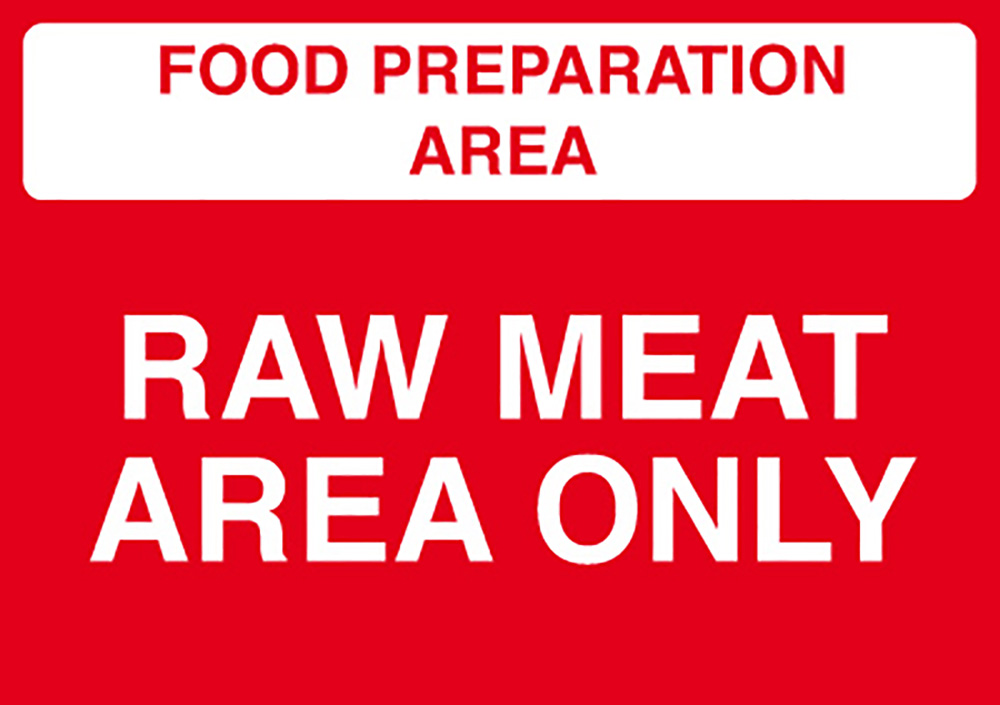 Food Prep Area - Raw Meat