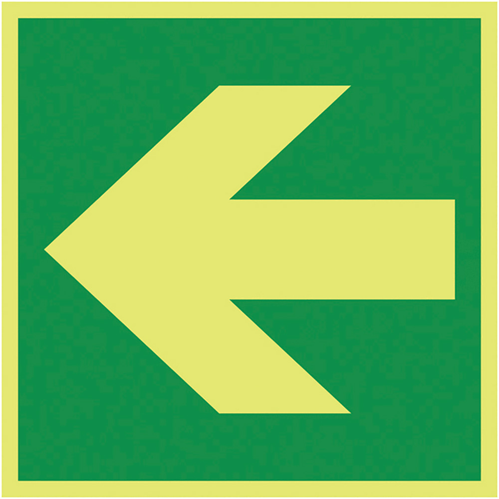 Lateral Arrow  - Nite Glo Safety Sign   Nite Glo Safety Sign