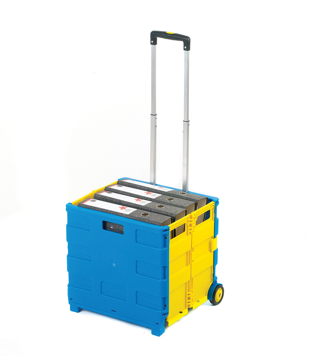 Folding Box Truck - Blue/Yellow - 35Kg 