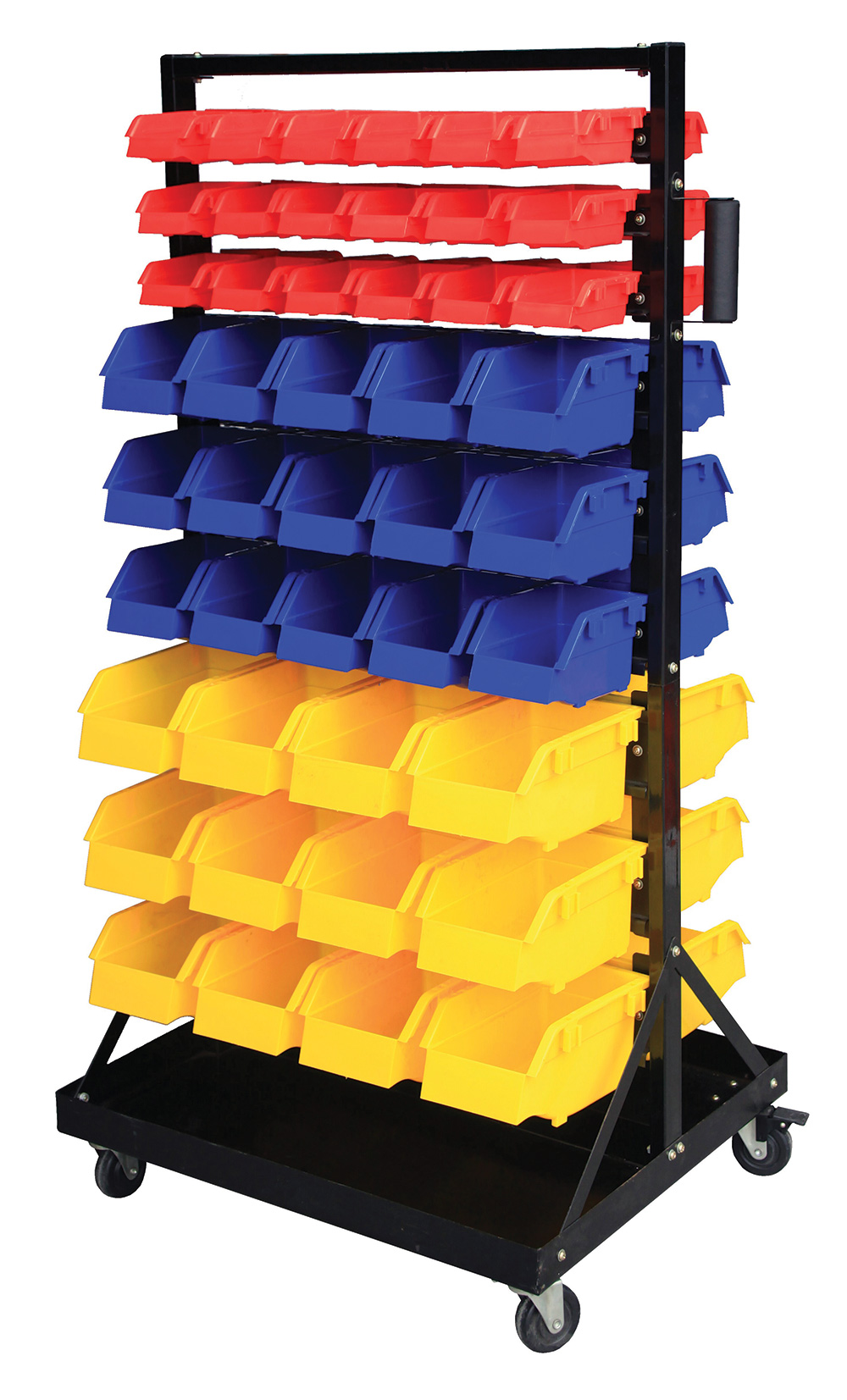 Bin Trolley complete with 90 Bins