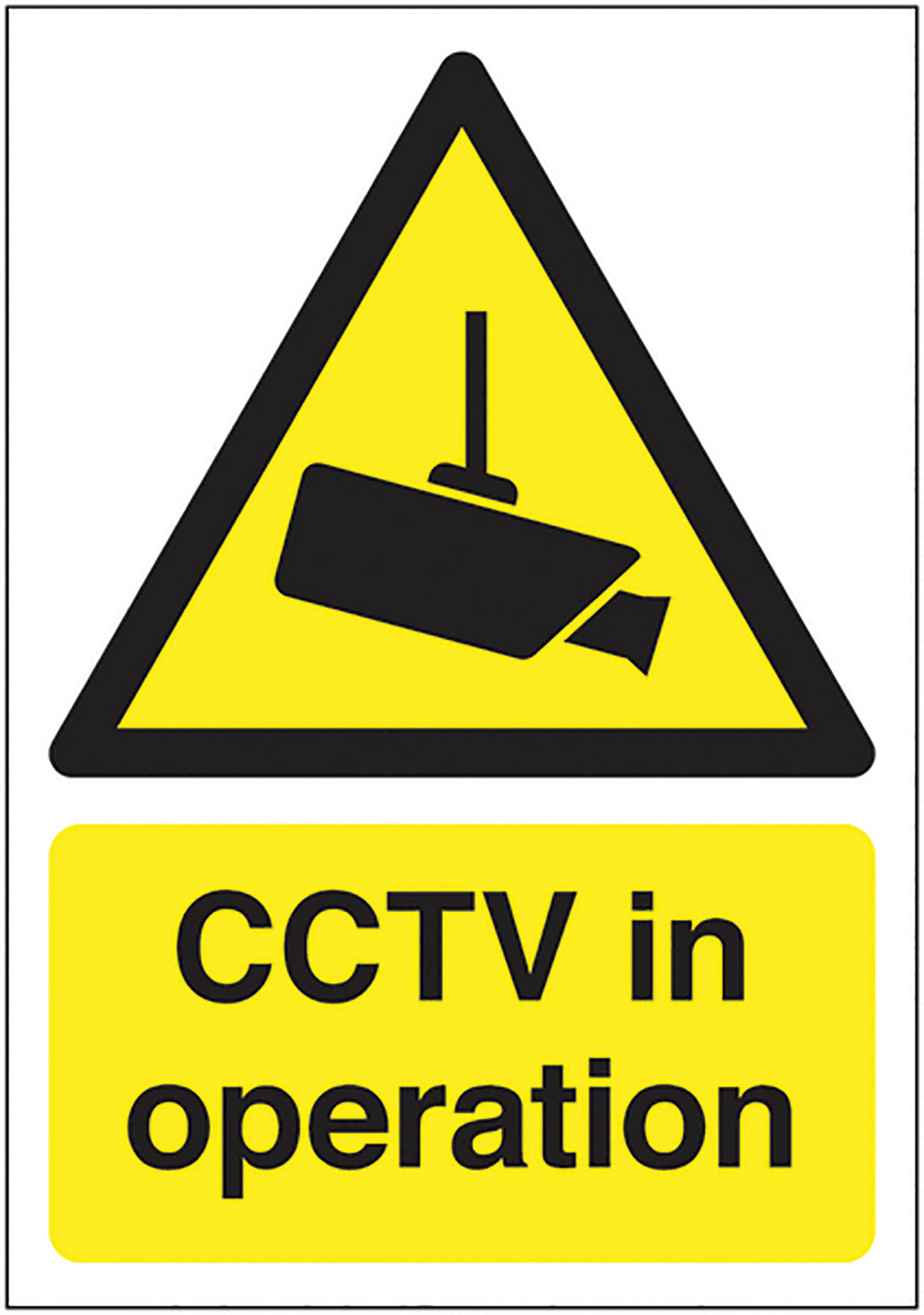 CCTV in operation 400x300mm Reflective Safety Sign