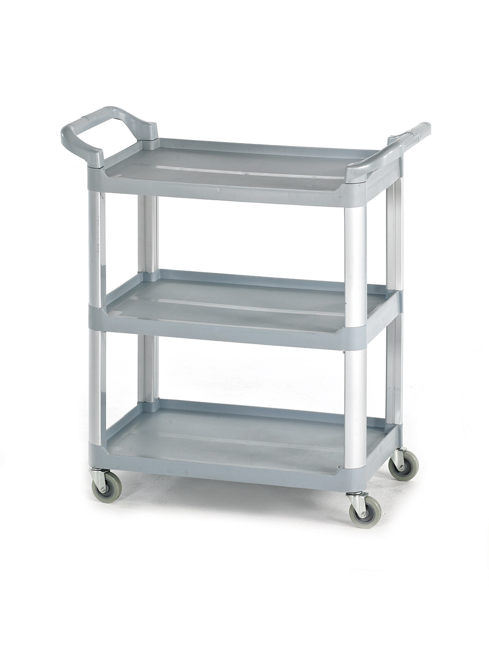 3 Shelf Easy-Clean Trolley - Grey