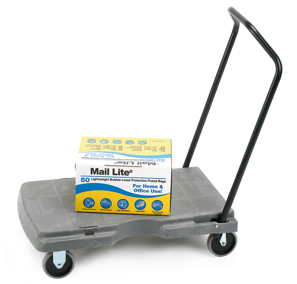 Plastic Platform Trolley with a 3 position handle
