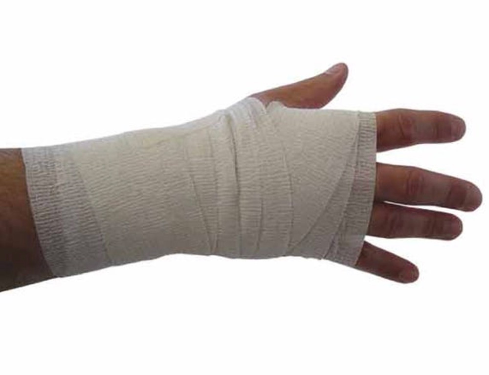 White Cohesive Bandages Pk 10