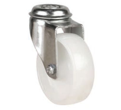 LD Bolt Hole Swivel Castor - 100mm - Polypropylene