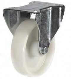 LD Top Plate Fixed Castor - 100mm - Polypropylene