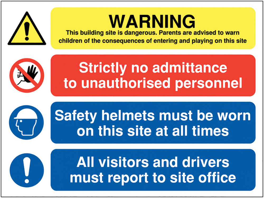 building site is dangerous