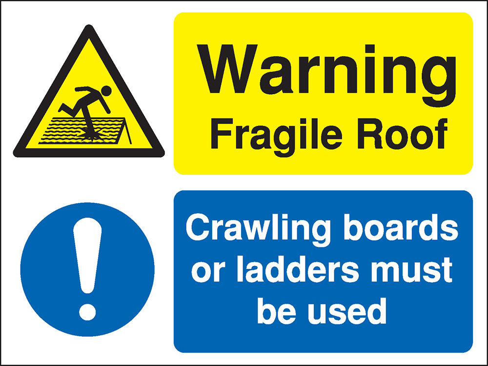 Warning Fragile Roof