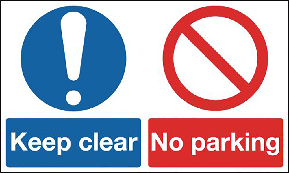 Keep Clear No Parking Multi-Message Sign Multi-Message Signs