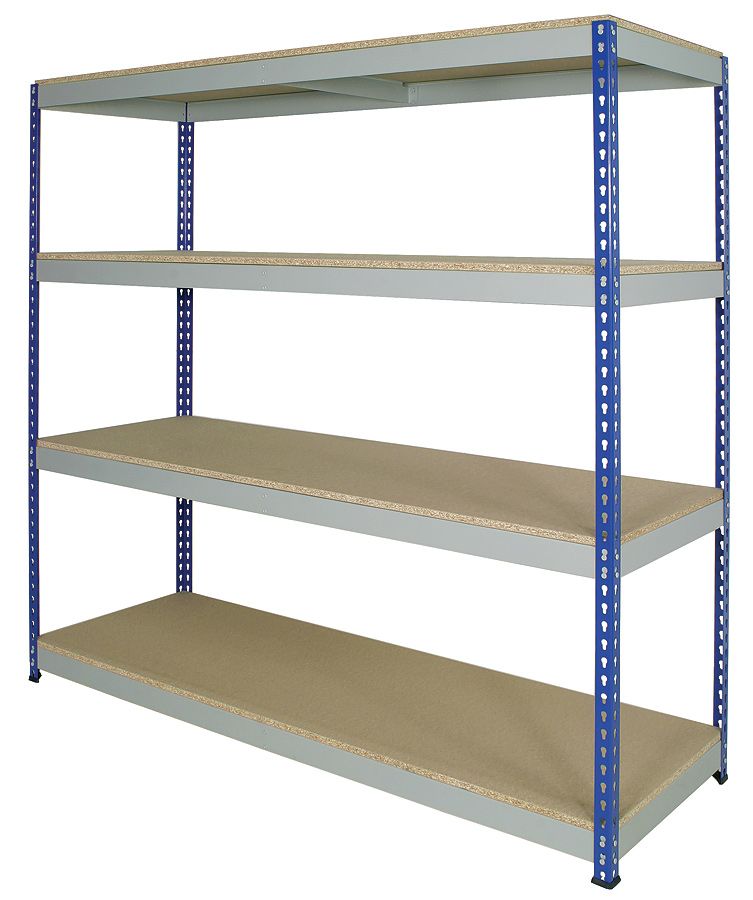 Medium Rivet Shelving 4 or 5 Shelves