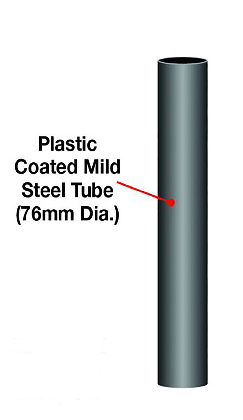 Steel Post  3.6mm  Safety Sign  