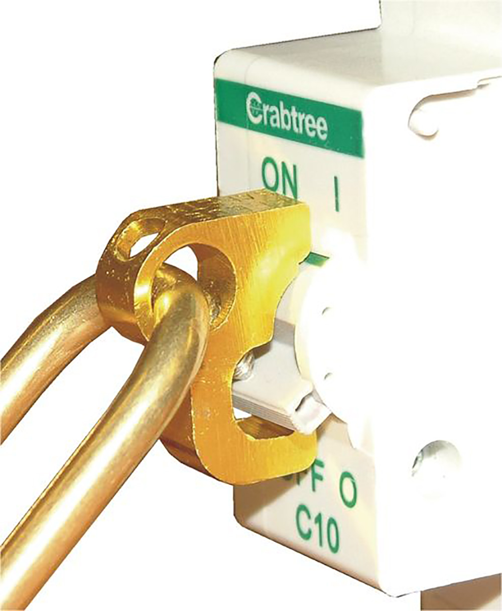 MCB Toggle Lock - for use on single and multi-pole breakers