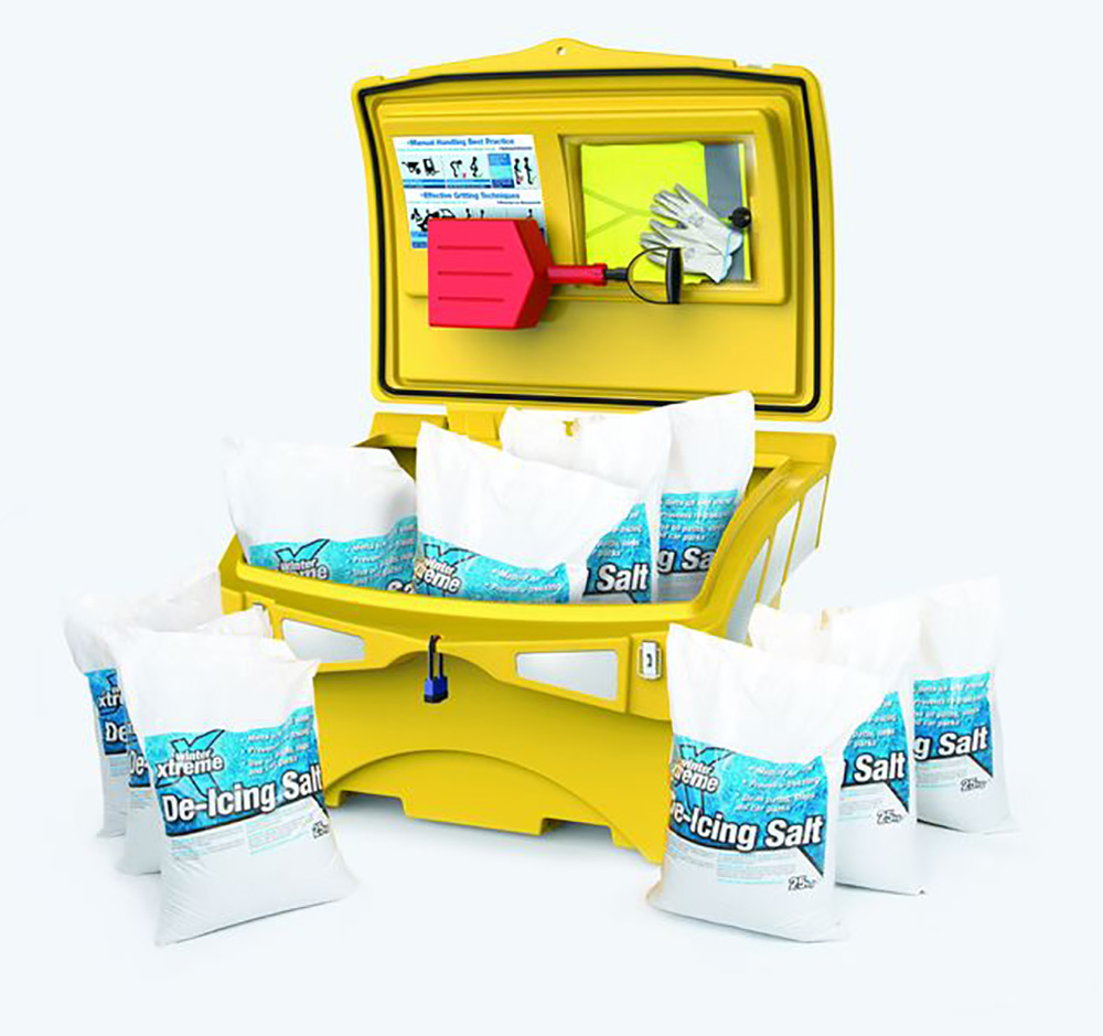 Ultimate Grit Bin Kit with 250Kg Salt - 10 x 25Kg Bags