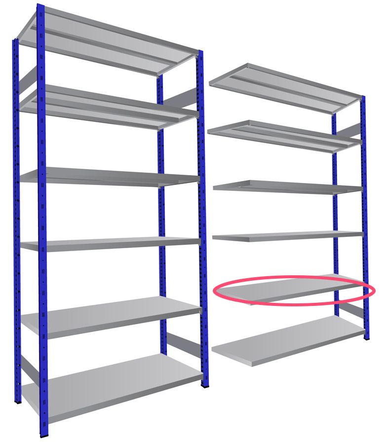 X4 Additional Shelving only