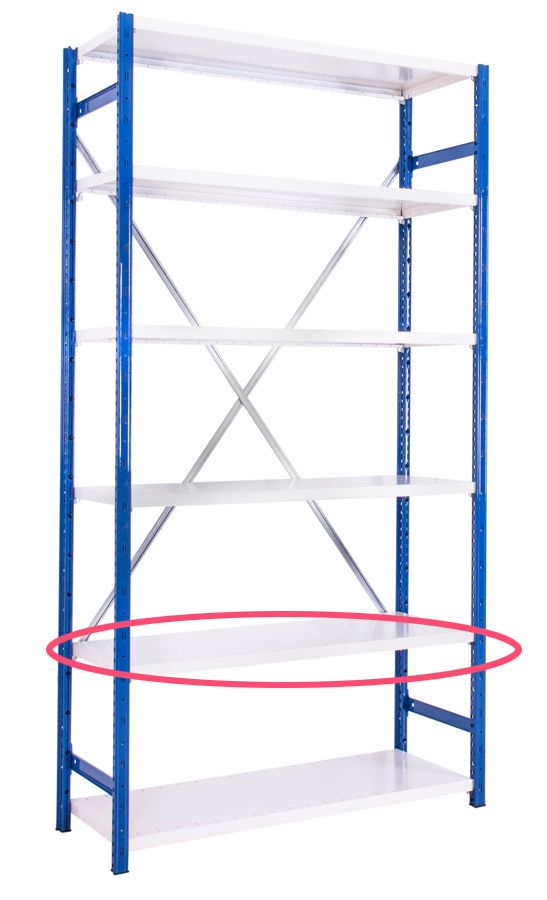 X4 Additional Shelving only - White