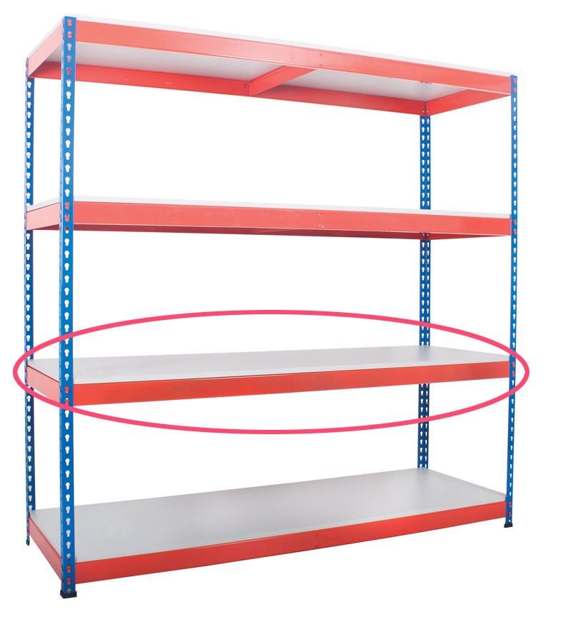 Heavy Rivet Shelving - Melamine  MFC  Shelves Only 