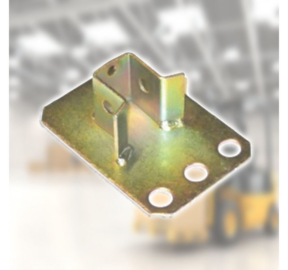 50 Pallet Racking Universal Foot Plates – With Nuts, Bolts & Washers, Inside Footplates