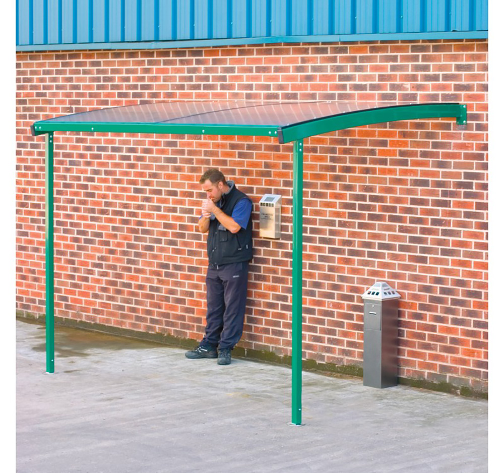 Large Wall Mounted Smoking Shelter for 8 people