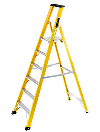 Heavy-Duty Fibreglass Platform Step Ladder  1236 