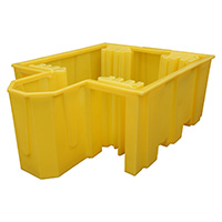Integrated Dispensing Spill Pallet without grid - Sump 1100 Ltr
