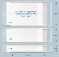 Self-Adhesive Label Holder - H.30mm x W.1M - Pack of 10