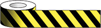 100x33m Black and Yellow chevron Marking Tape