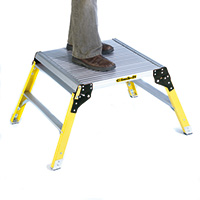 Climb-It Aluminium Platform - Glass Fibre Legs