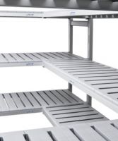 Eko Fit Aluminium Range - Individual Shelves - 375mm Deep