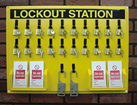 Lockout Station - Board Only 280 x 355mm   Lockout