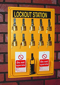 Lockout Station  board - Medium   Lockout