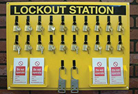 Lockout Station - Board Only 535 x 735mm   Lockout
