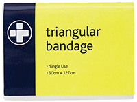 Single use triangular bandage