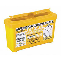 Sharps Disposal Container  1 litre 
