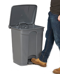 Pedal Bin - 68 Litre  - Available in Dark Grey or Yellow