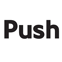 Push 100mm dia Acrylic Safety Sign