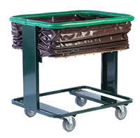 Self Levelling Trolleys - Bag Storage Compartment