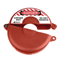 Gate Valve Lockout - 254 to 330mm - Red   Lockout/Tagout
