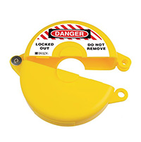 Gate Valve Lockout - 254 to 330mm - Yellow   Lockout/Tagout