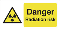 Danger Radiation Risk Safety Sign