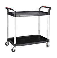  Proplaz Shelf Trolley System with Black Shelves