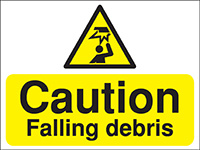 Caution Falling debris Construction Sign - Rigid