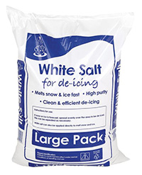 25kg White De-icing Salt - Highest purity salt for de-icing snow and ice