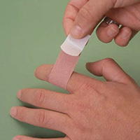 Fabric Small Plasters Box 100