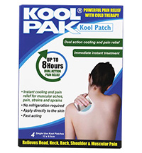 Kool Patch 13 X 9.5Cm - Pk 4 Qty 36