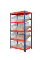 Kanban Shelving with Bin Option